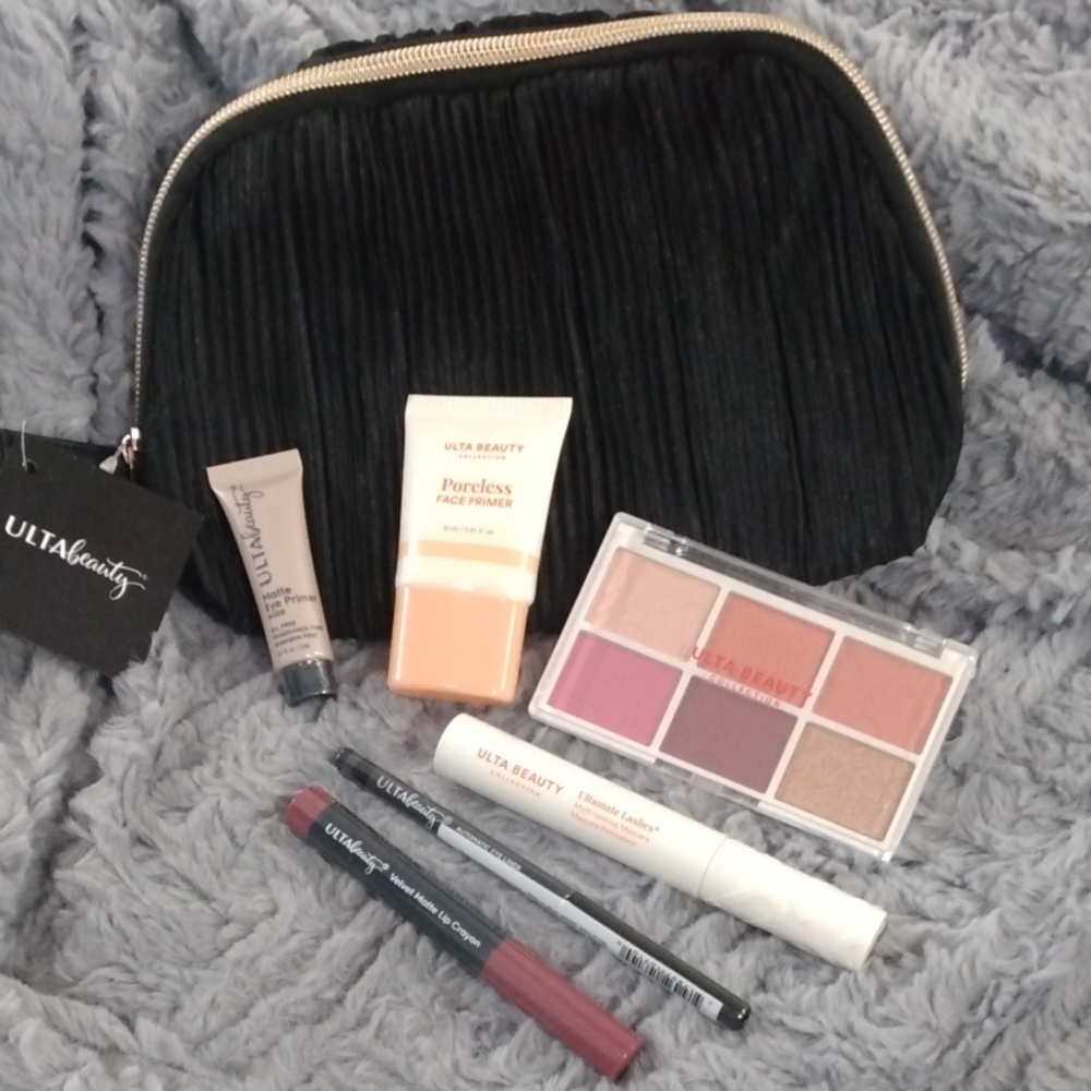 Ulta Beauty Makeup Set with Black Bag